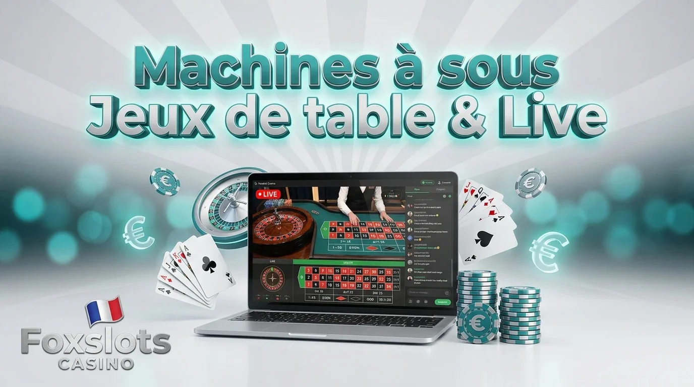Machines à sousJeux de table & Live
